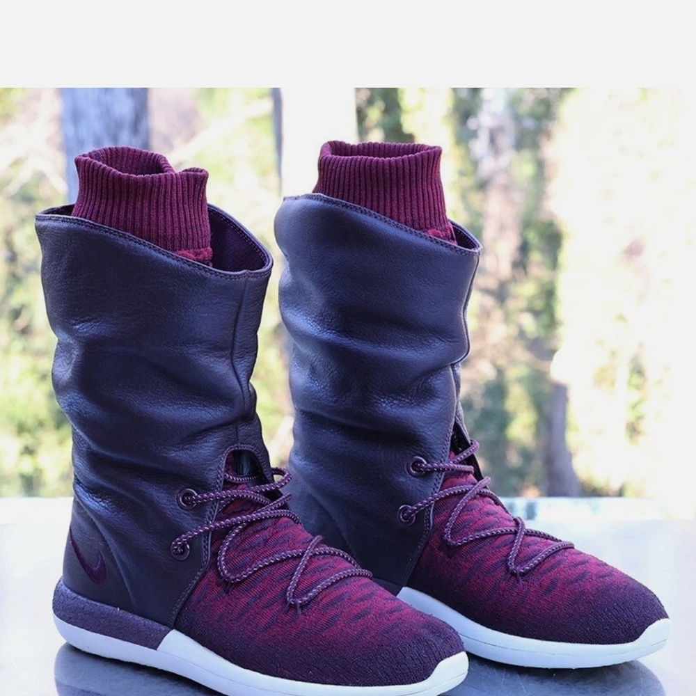 Nike Women's Burgundy High-Top Sneakers